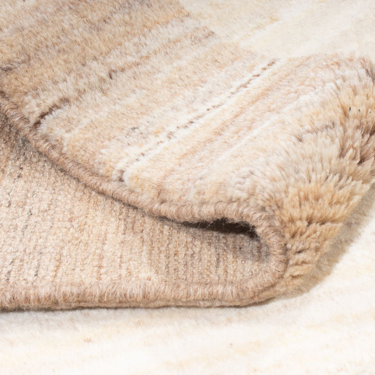 Tappeto Gabbeh - Persero - 191 x 145 cm - beige chiaro