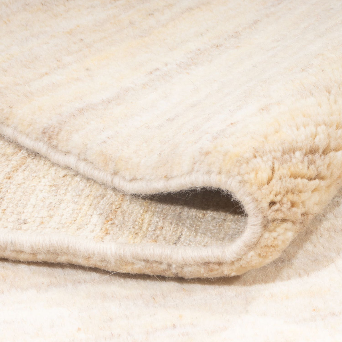 Tappeto Gabbeh - Persero - 190 x 154 cm - beige chiaro