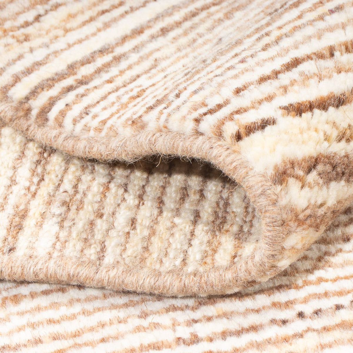 Tappeto Gabbeh - Persero - 194 x 140 cm - beige scuro