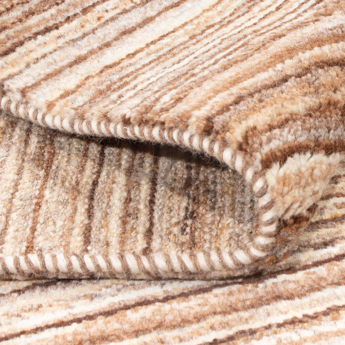 Tappeto Gabbeh - Persero - 146 x 106 cm - beige scuro