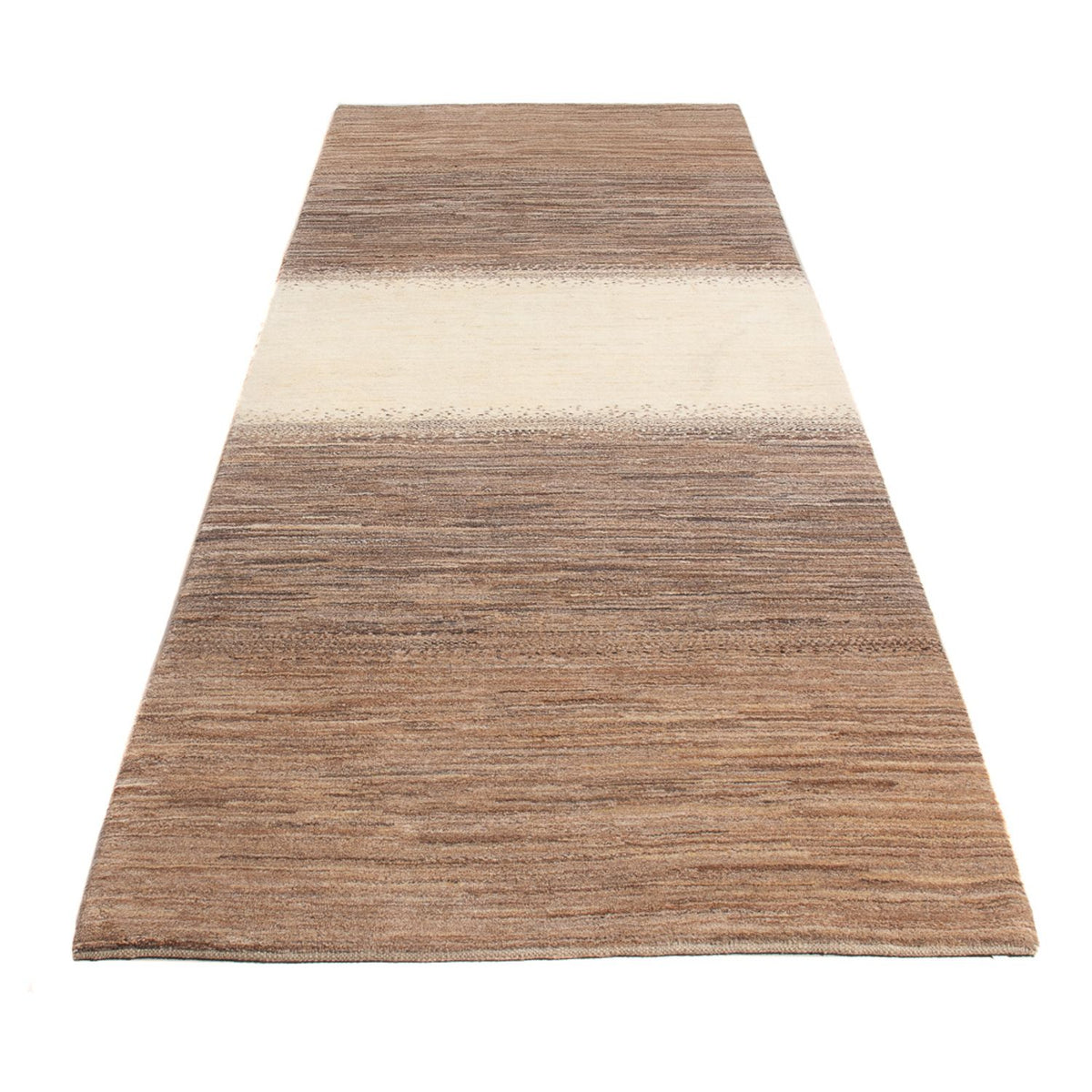 Tappeto corsia Tappeto Gabbeh - Persero - 325 x 106 cm - naturale