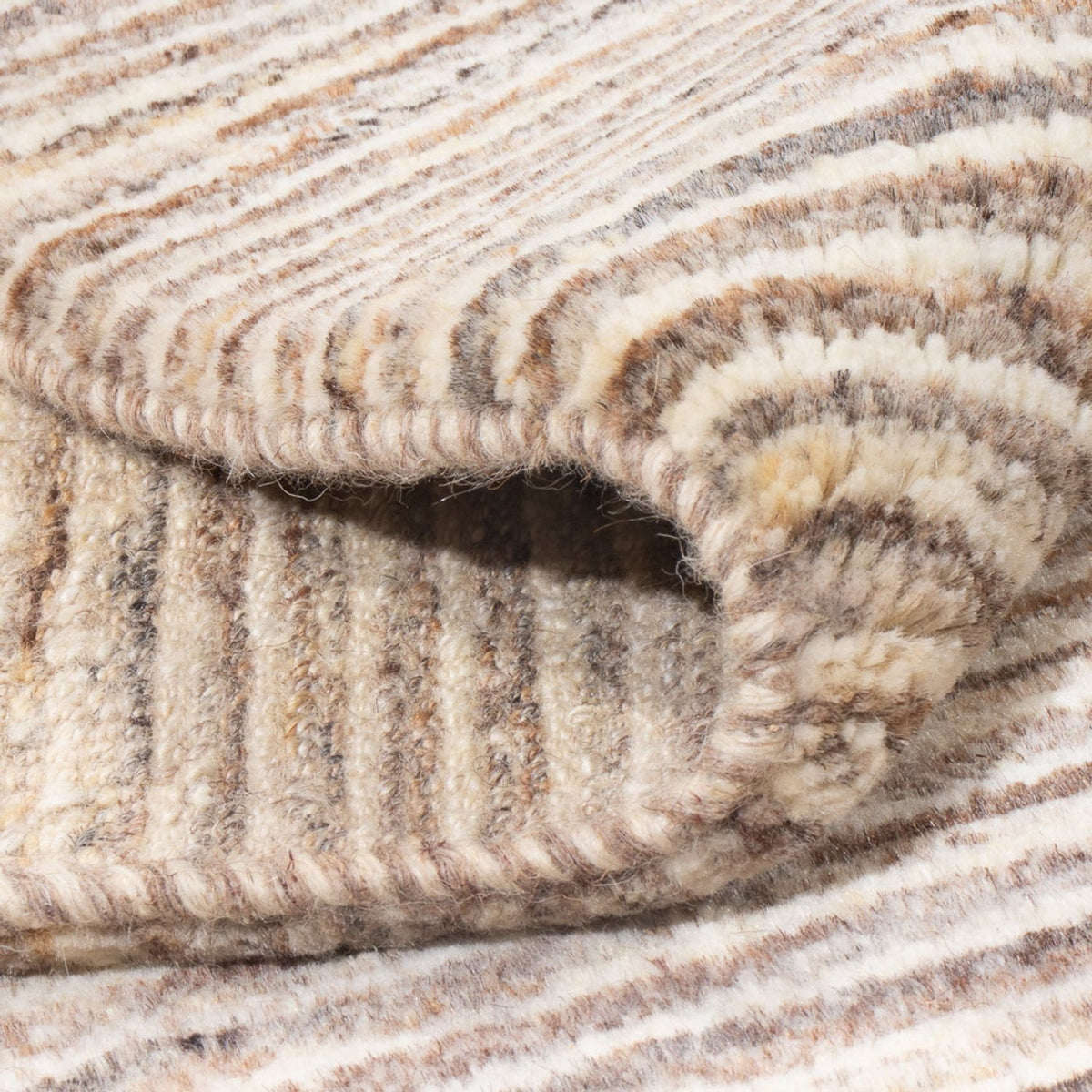 Tappeto Gabbeh - Persero quadrato  - 216 x 207 cm - beige scuro