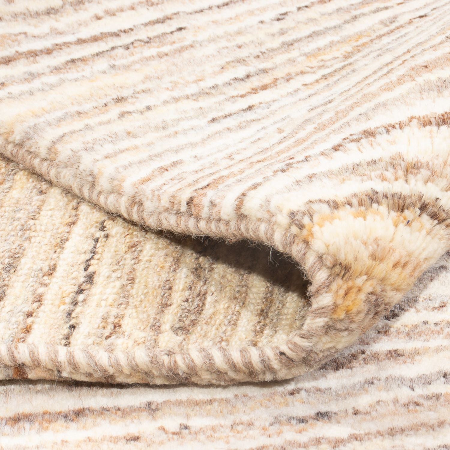 Tappeto Gabbeh - Persero - 145 x 110 cm - beige scuro