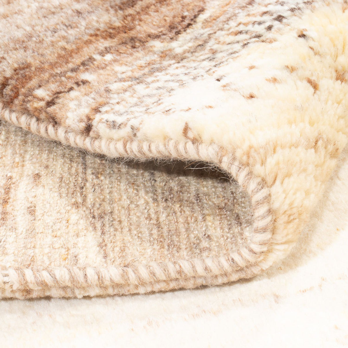 Tappeto Gabbeh - Persero quadrato  - 120 x 108 cm - multicolore