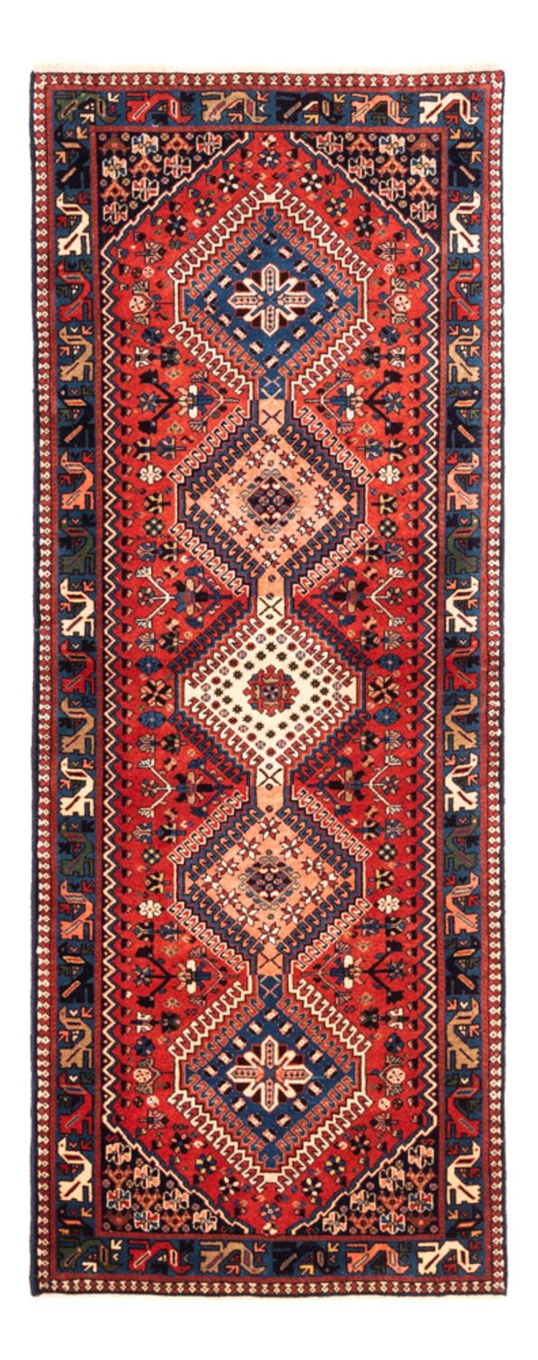 Tappeto corsia Tappeto Gabbeh - Persero - 208 x 78 cm - rosso