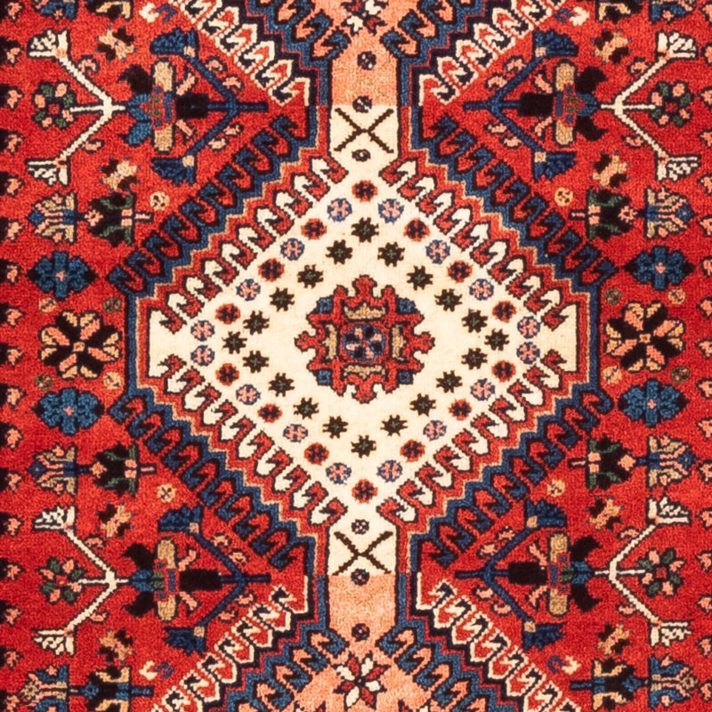 Tappeto corsia Tappeto Gabbeh - Persero - 208 x 78 cm - rosso