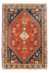 Kashkuli Tappeto 80x117cm - Tappeto persiano - Rettangolo / Rosso / 80 x 117 cm Rettangolo