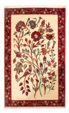 Qom Tappeto 65x107cm - Tappeto persiano - Rettangolo / Crema / 65 x 107 cm Rettangolo