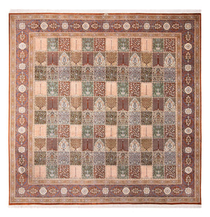 Tappeto di seta - Ghom seta - Premio quadrato  - 302 x 297 cm - multicolore