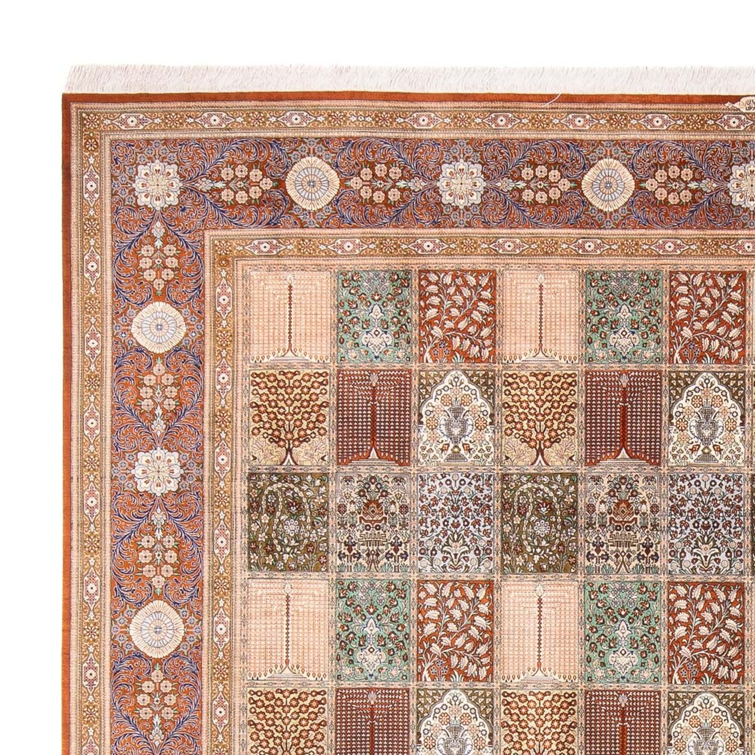 Tappeto di seta - Ghom seta - Premio quadrato  - 302 x 297 cm - multicolore
