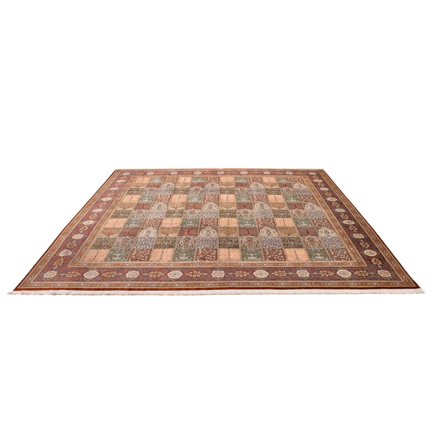 Tappeto di seta - Ghom seta - Premio quadrato  - 302 x 297 cm - multicolore