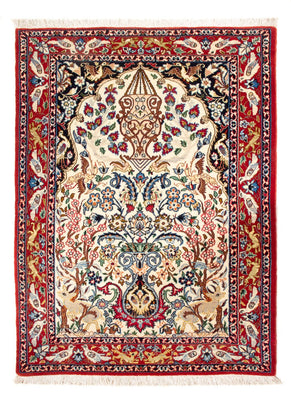 Tappeto Persero - Isfahan - Premio - 100 x 75 cm - crema