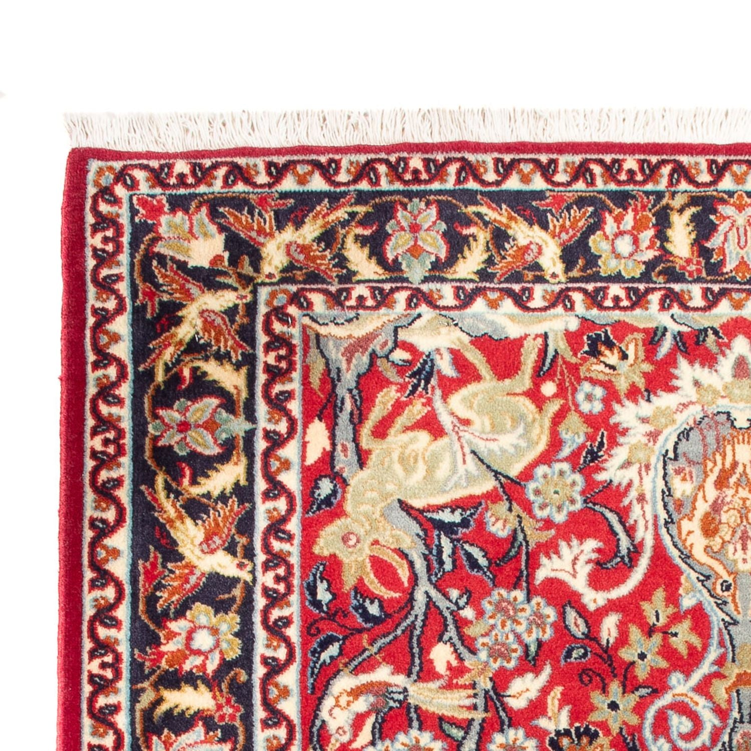 Tappeto Persero - Isfahan - Premio - 105 x 77 cm - rosso