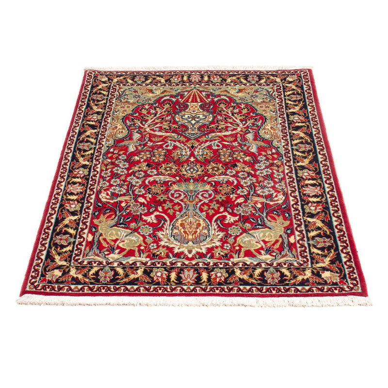 Tappeto Persero - Isfahan - Premio - 105 x 77 cm - rosso