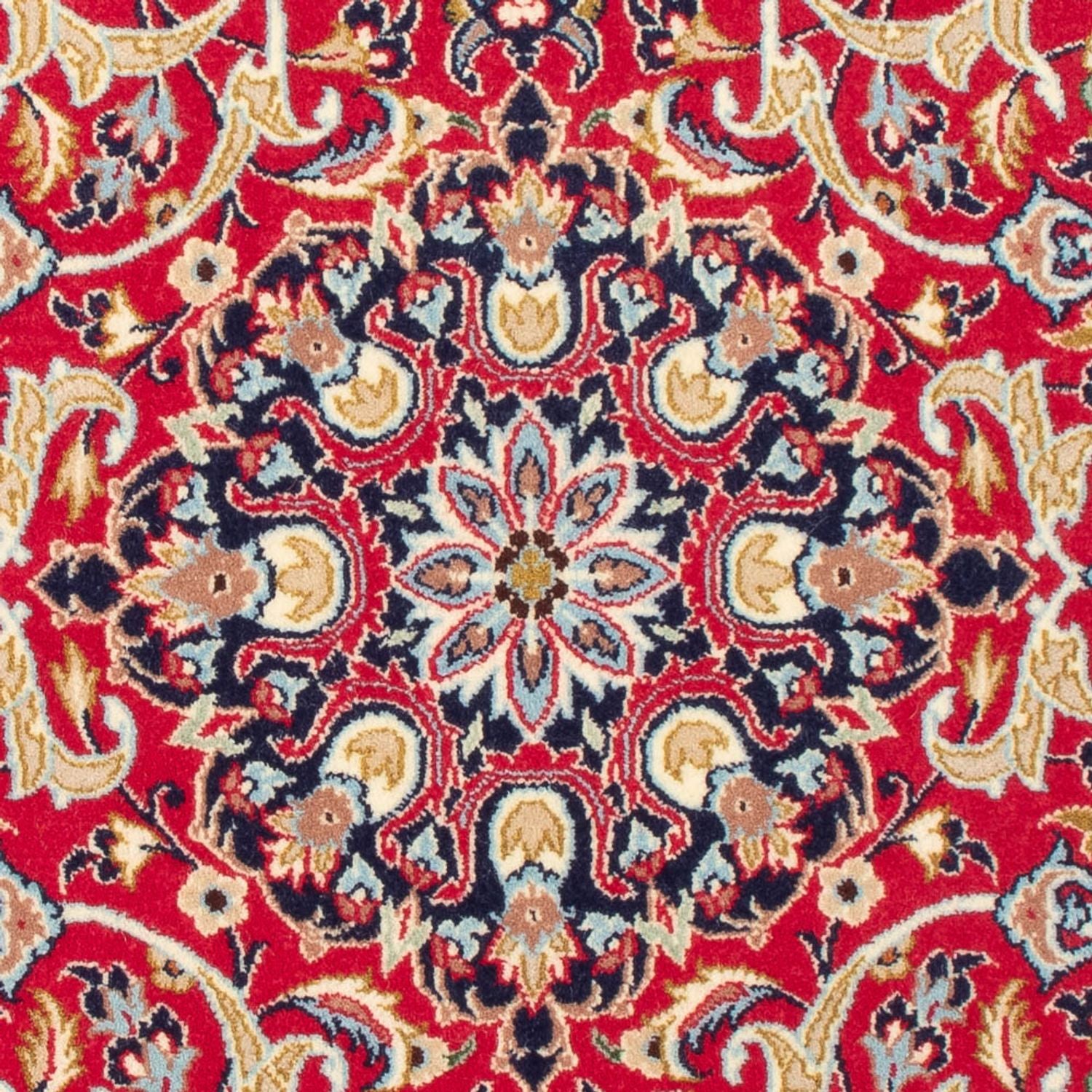 Tappeto Persero - Isfahan - Premio - 110 x 75 cm - rosso