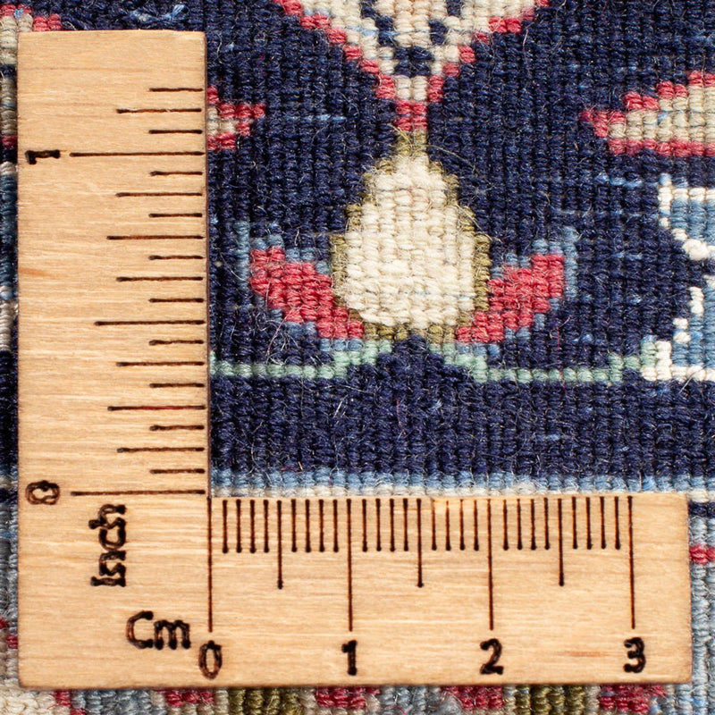 Tappeto Persero - Isfahan - Premio - 98 x 70 cm - blu scuro