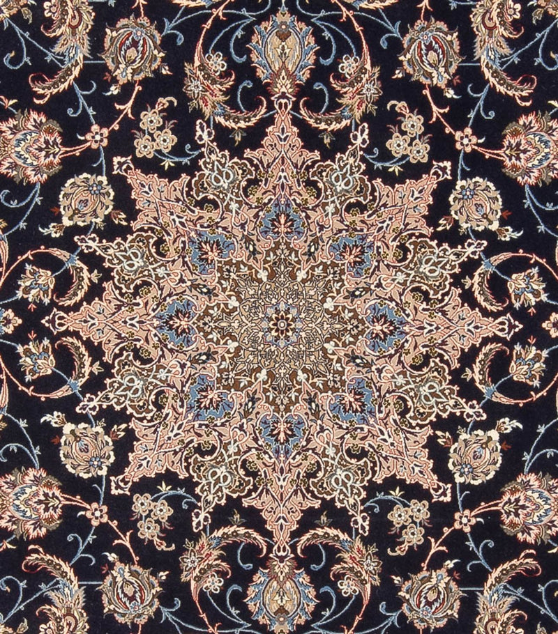 Tappeto Persero - Isfahan - Premio - 355 x 255 cm - blu scuro