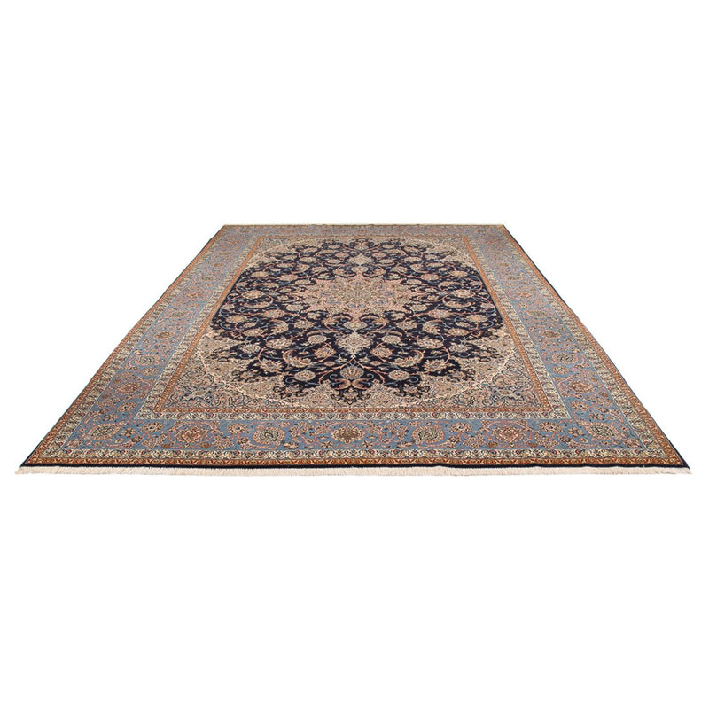 Tappeto Persero - Isfahan - Premio - 355 x 255 cm - blu scuro