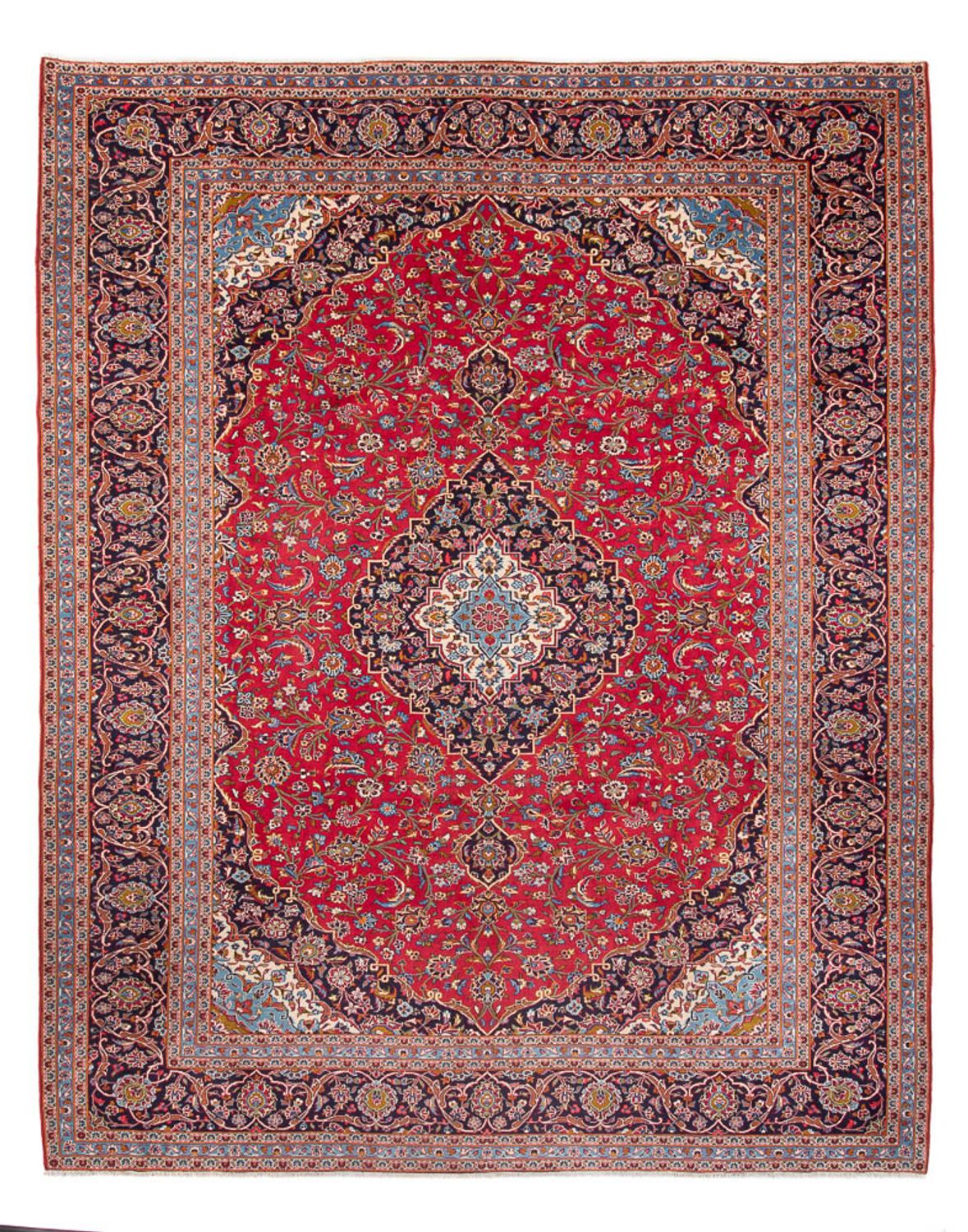 Tappeto Persero - Keshan - 397 x 300 cm - rosso