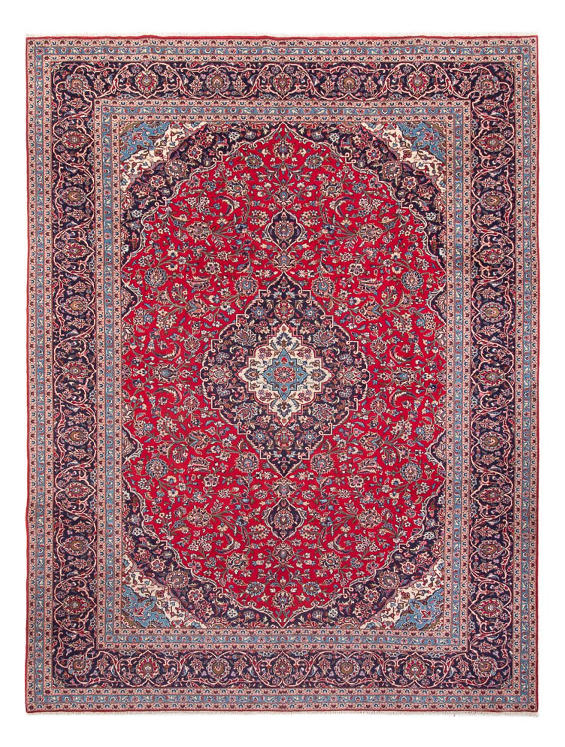 Tappeto Persero - Keshan - 394 x 292 cm - rosso