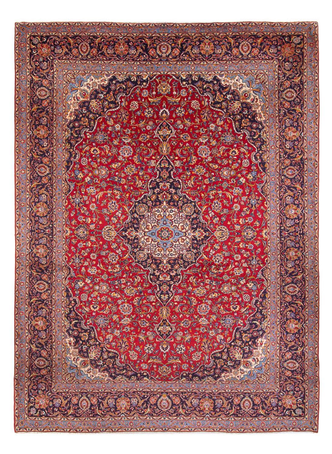 Tappeto Persero - Keshan - 417 x 300 cm - rosso