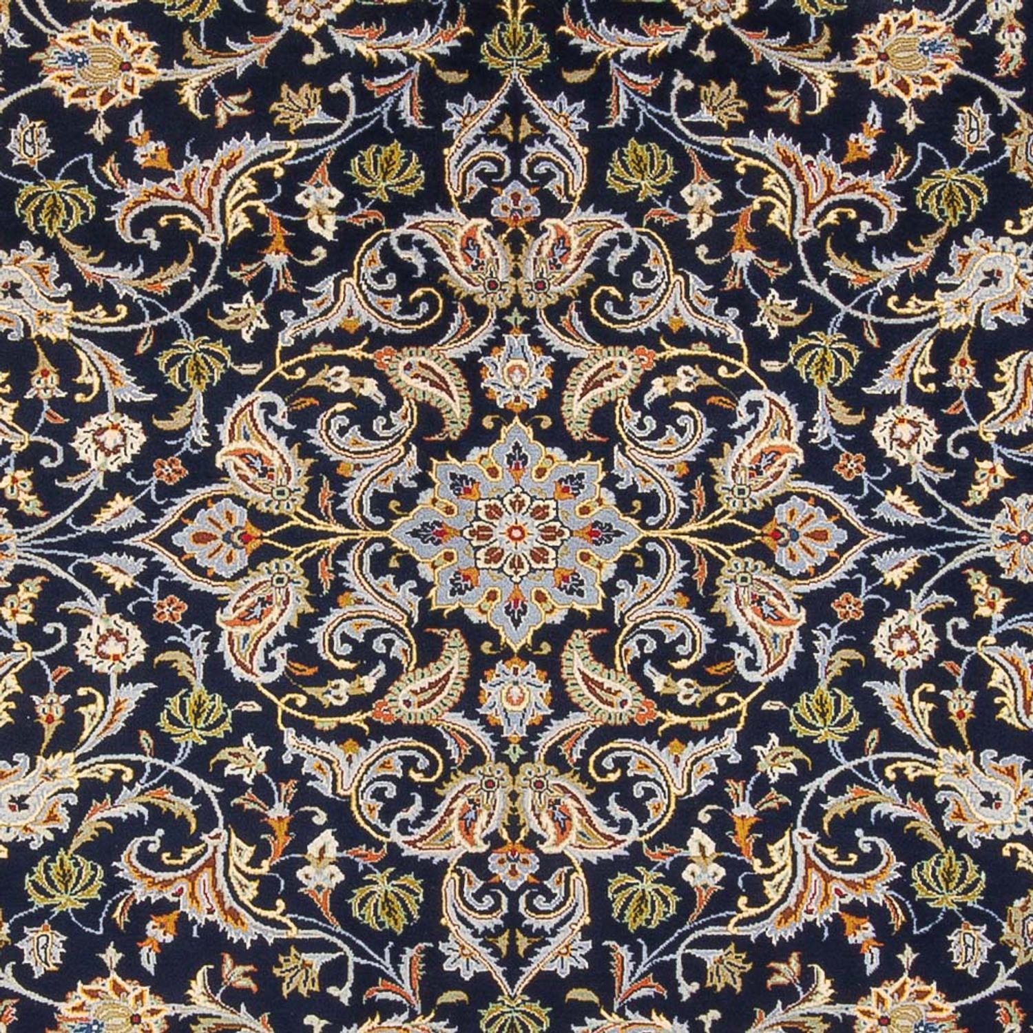 Tappeto Persero - Keshan - 417 x 293 cm - blu scuro