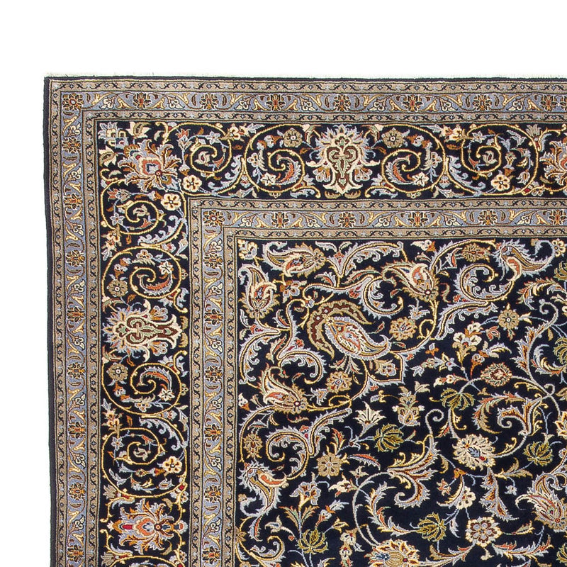 Tappeto Persero - Keshan - 417 x 293 cm - blu scuro
