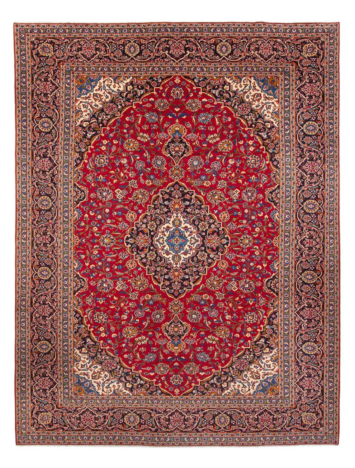 Tappeto Persero - Keshan - 398 x 297 cm - rosso