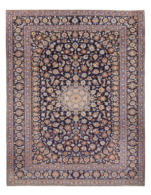 Tappeto Persero - Keshan - 395 x 292 cm - blu scuro