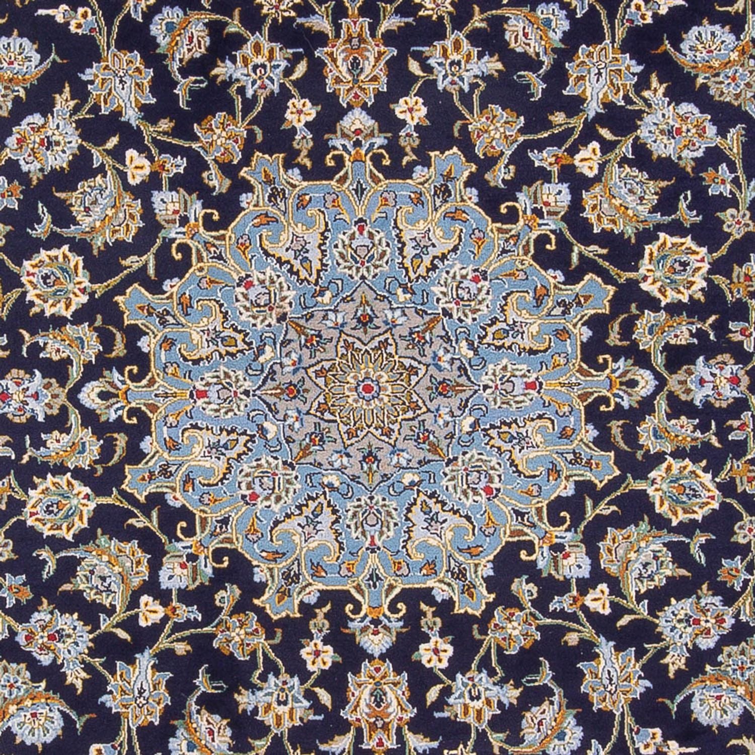 Tappeto Persero - Keshan - 390 x 266 cm - blu scuro