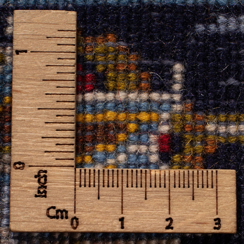 Tappeto Persero - Keshan - 390 x 266 cm - blu scuro