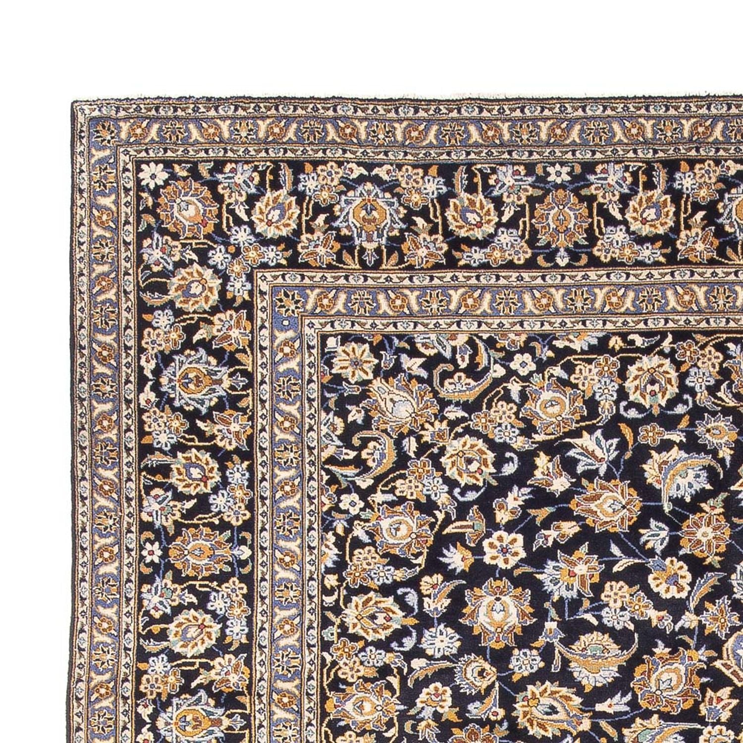 Tappeto Persero - Keshan - 390 x 295 cm - blu scuro