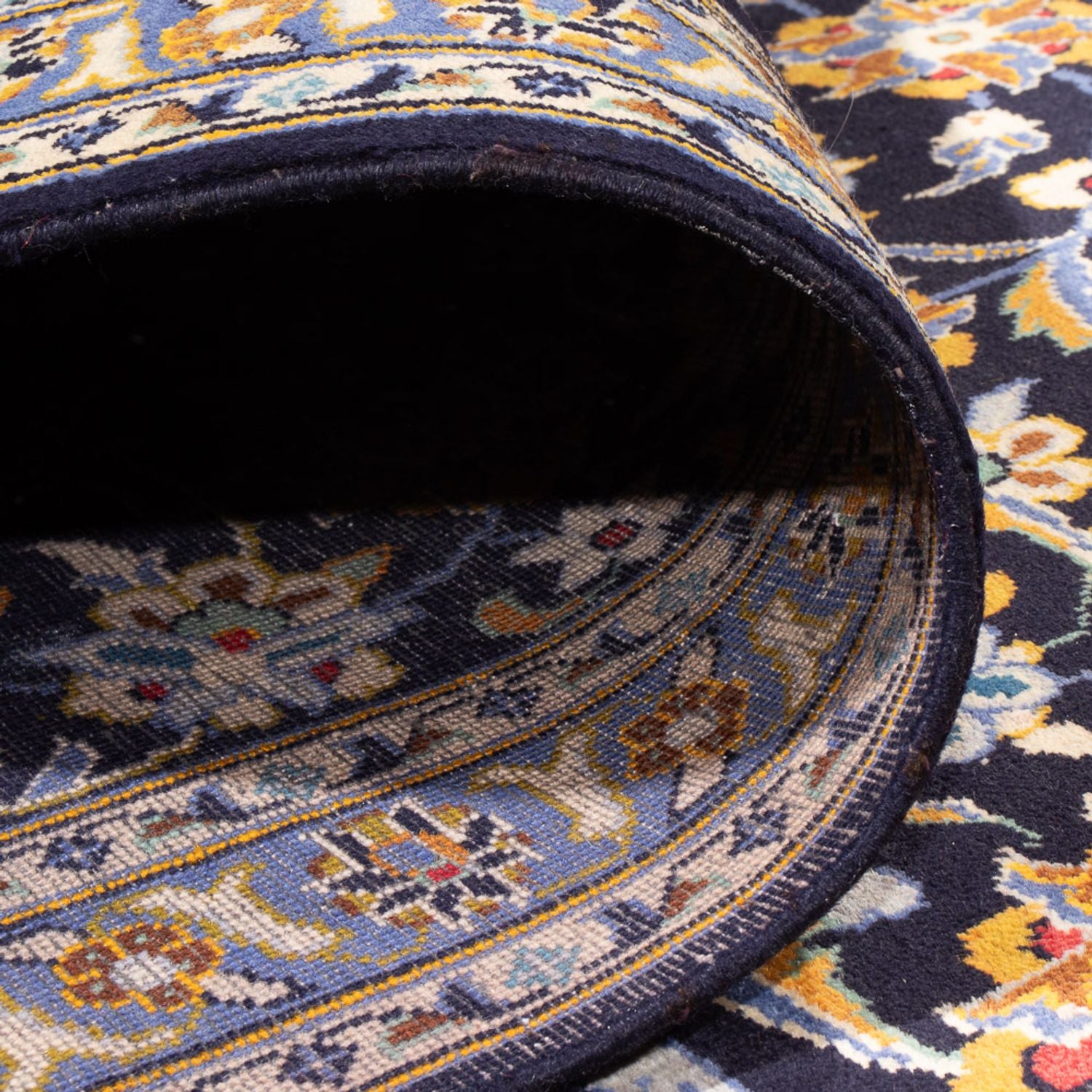 Tappeto Persero - Keshan - 390 x 295 cm - blu scuro
