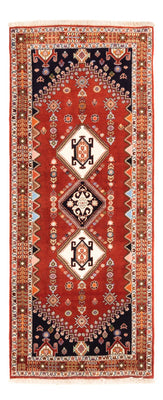 Tappeto corsia Tappeto Gabbeh - Kashkuli Persero - 213 x 85 cm - rosso