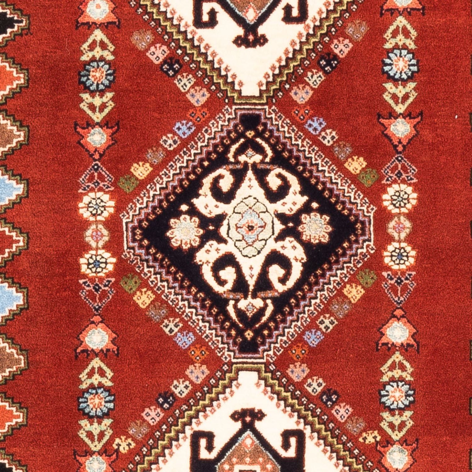 Tappeto corsia Tappeto Gabbeh - Kashkuli Persero - 213 x 85 cm - rosso