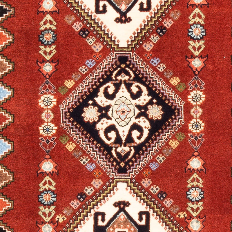 Tappeto corsia Tappeto Gabbeh - Kashkuli Persero - 213 x 85 cm - rosso
