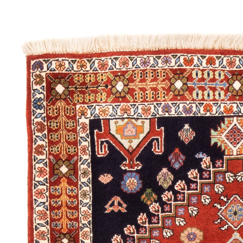 Tappeto corsia Tappeto Gabbeh - Kashkuli Persero - 213 x 85 cm - rosso