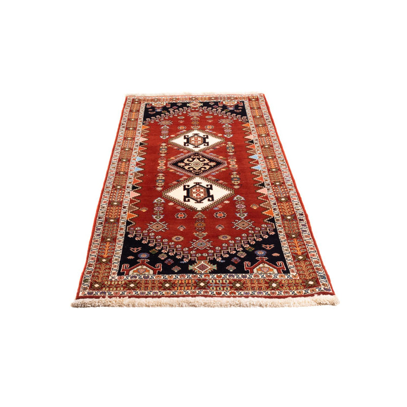 Tappeto corsia Tappeto Gabbeh - Kashkuli Persero - 213 x 85 cm - rosso