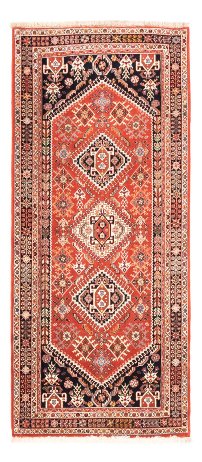 Tappeto corsia Tappeto Gabbeh - Kashkuli Persero - 206 x 87 cm - arancione