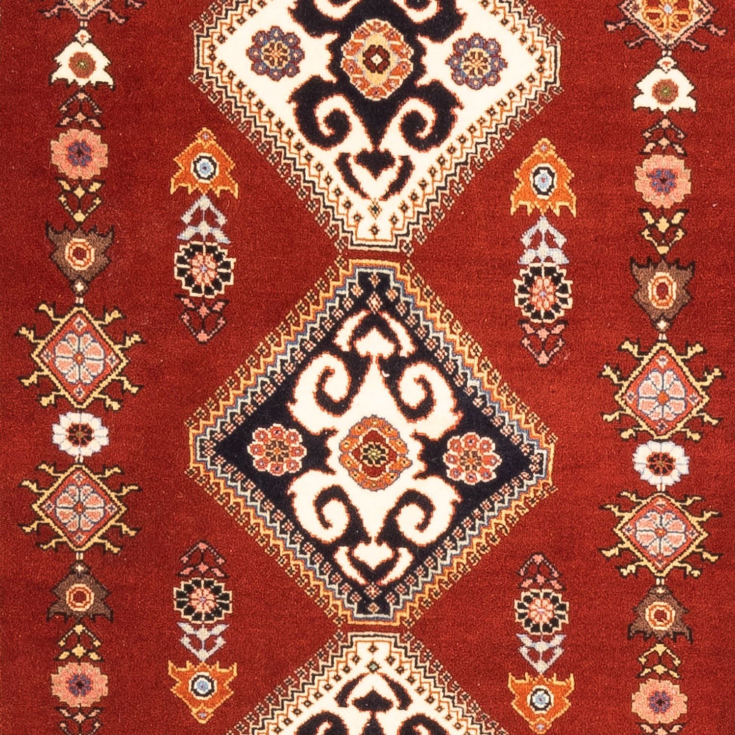 Tappeto corsia Tappeto Gabbeh - Kashkuli Persero - 198 x 86 cm - rosso
