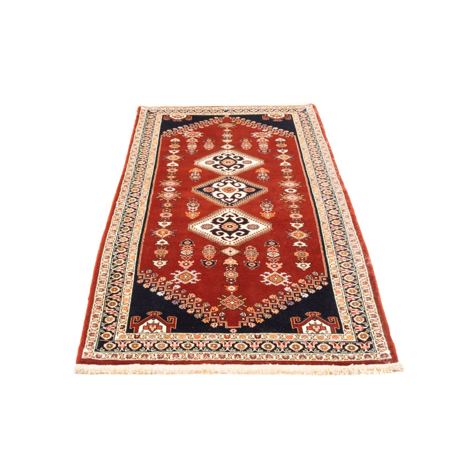 Tappeto corsia Tappeto Gabbeh - Kashkuli Persero - 198 x 86 cm - rosso