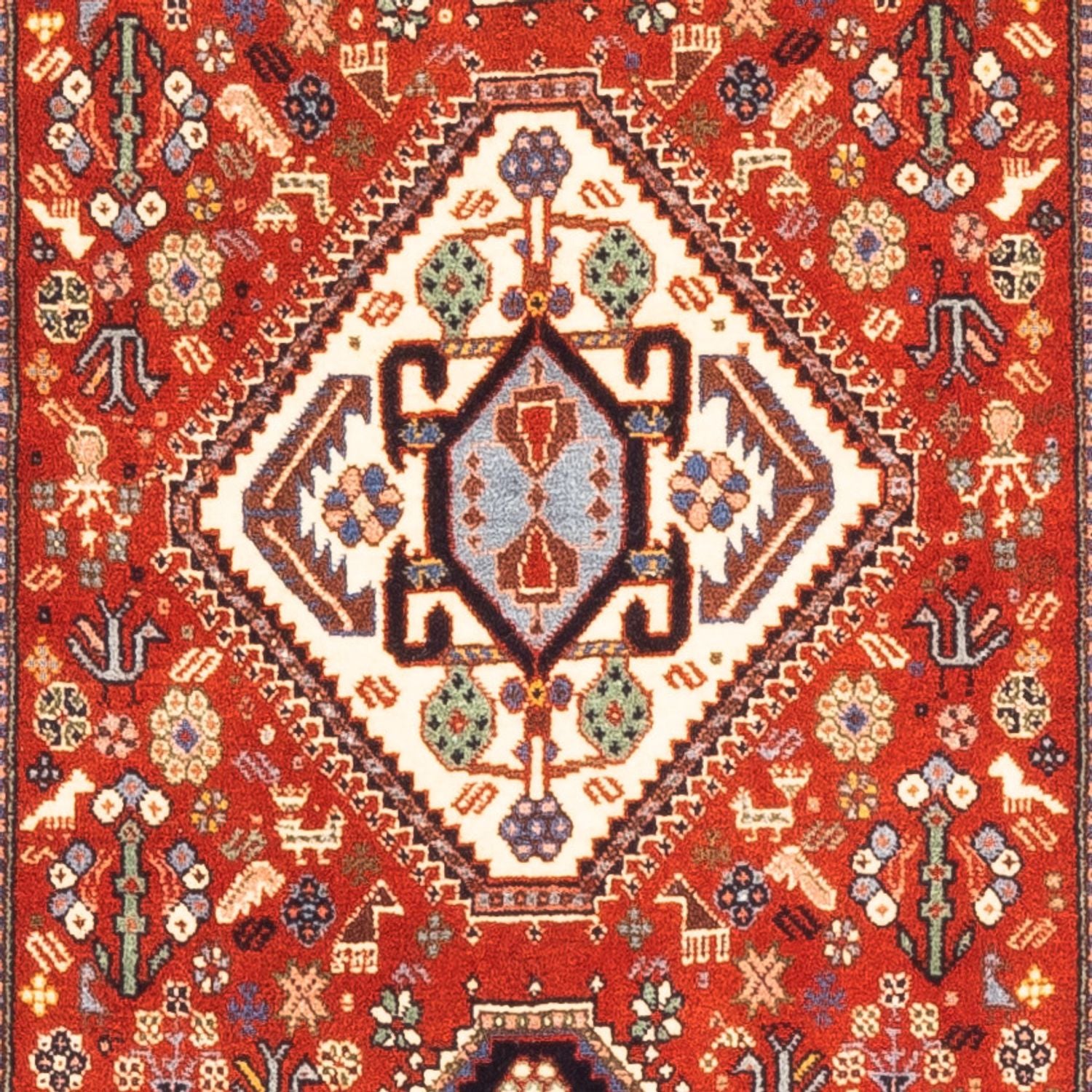 Tappeto corsia Tappeto Gabbeh - Kashkuli Persero - 191 x 73 cm - arancione