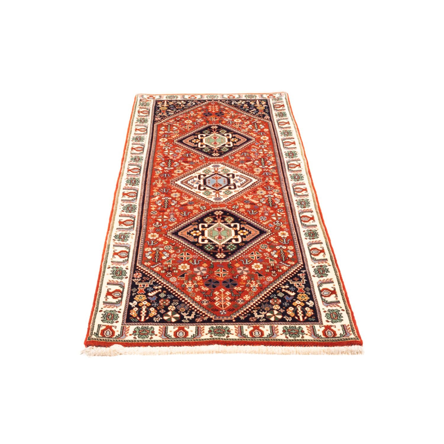 Tappeto corsia Tappeto Gabbeh - Kashkuli Persero - 191 x 73 cm - arancione