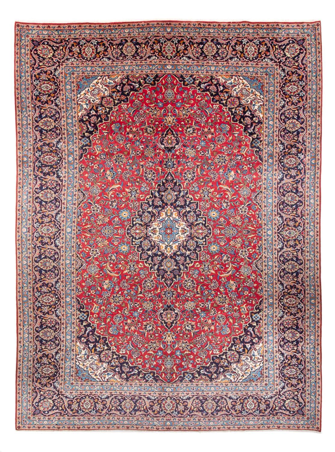 Tappeto Persero - Keshan - 400 x 292 cm - rosso