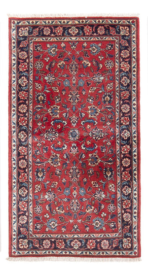 Tappeto Persero - Keshan - 140 x 68 cm - rosso