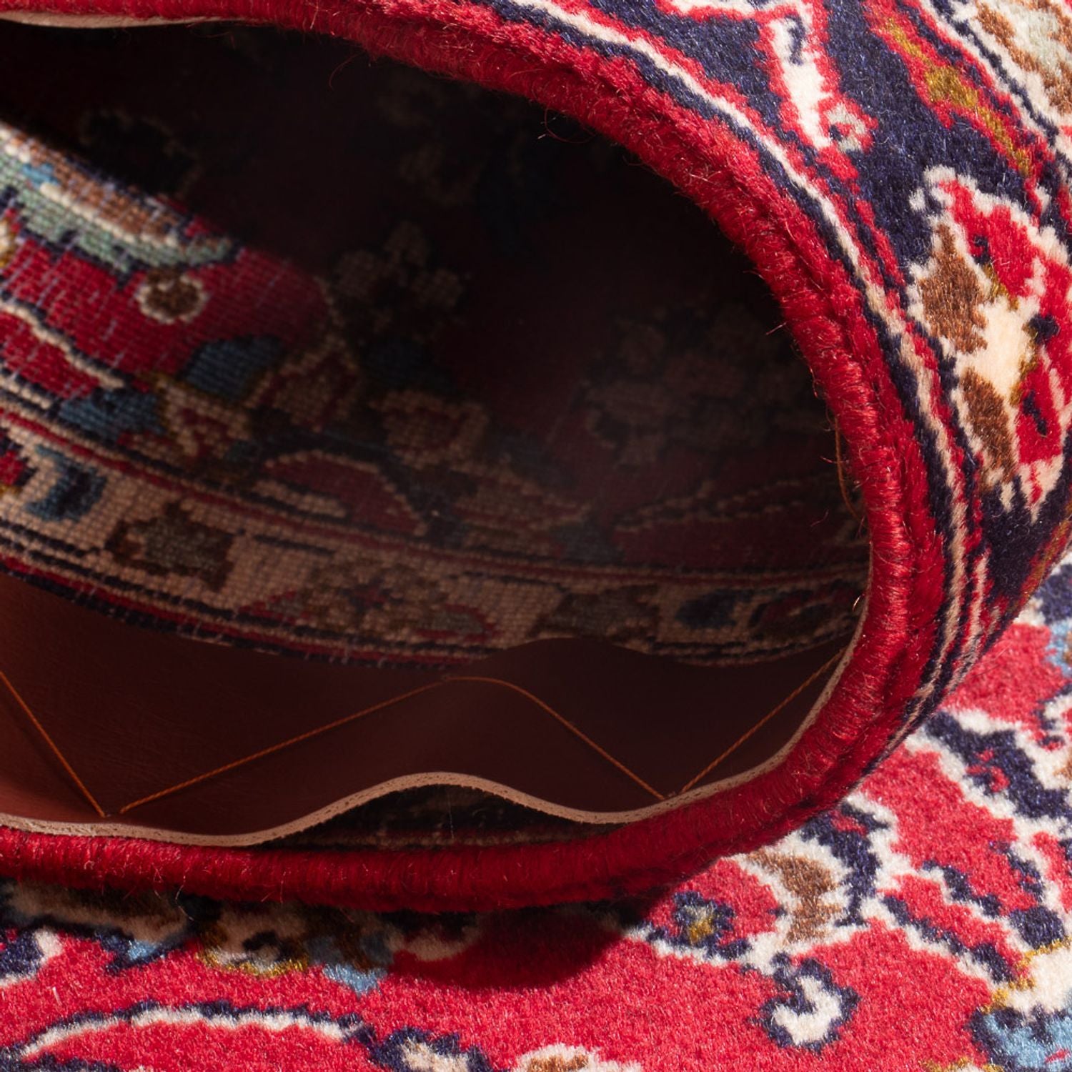 Tappeto Persero - Keshan - 130 x 67 cm - rosso