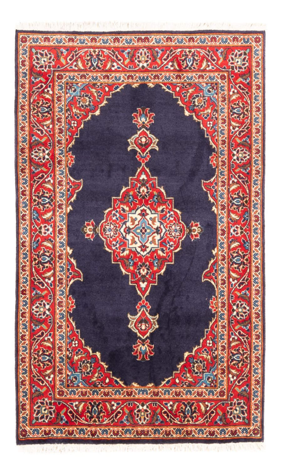 Tappeto Persero - Keshan - 142 x 90 cm - blu scuro