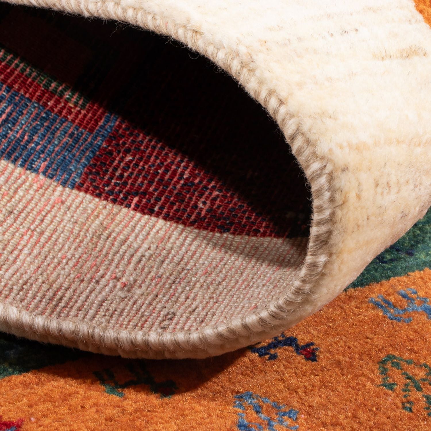 Tappeto Gabbeh - Loribaft Persero - 129 x 83 cm - multicolore