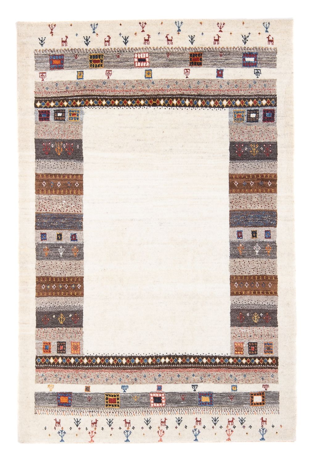 Tappeto Gabbeh - Loribaft Persero - 136 x 85 cm - multicolore
