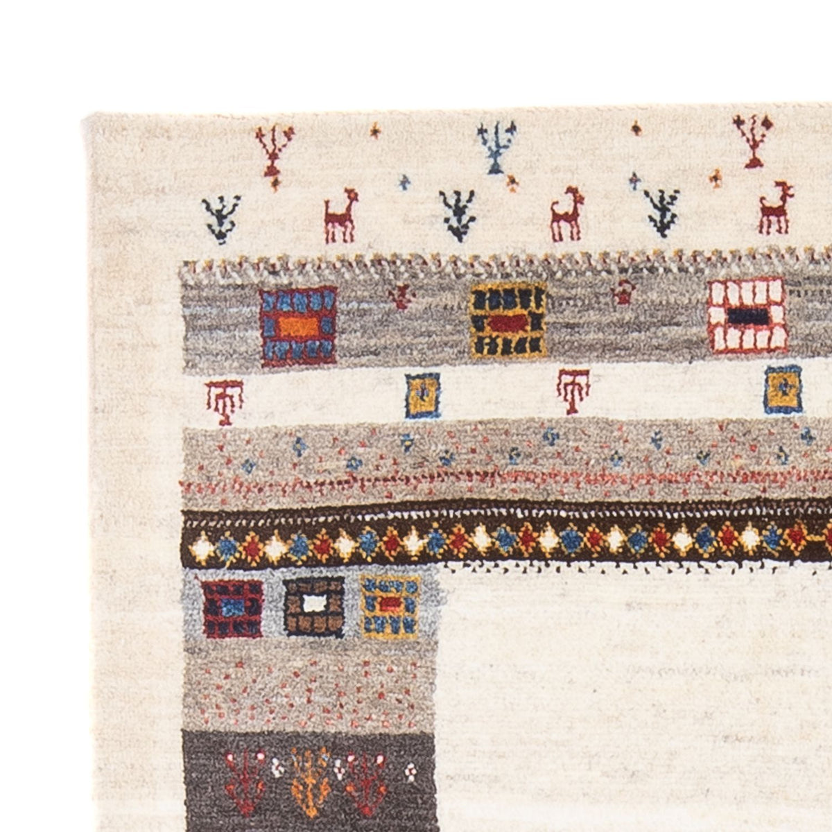 Tappeto Gabbeh - Loribaft Persero - 136 x 85 cm - multicolore